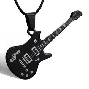 Black Guitar on Cord